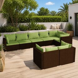 Elevate Your Outdoor Space with an 8-Piece Lounge Set