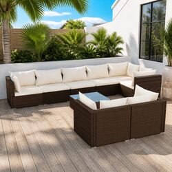 Transform Your Outdoor Space with a 9-Piece Lounge Set