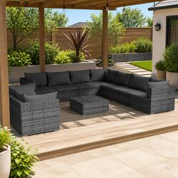 Enhance Your Outdoor Space with a 10 Piece Lounge Set
