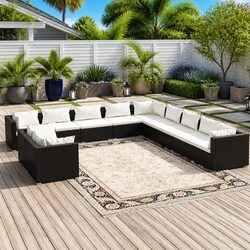 Elevate Your Outdoor Space with an 11 Piece Lounge Set