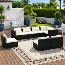 Enhance Your Outdoor Space with 8 Piece Lounge Set