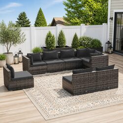Enhance Your Outdoor Space with 8 Piece Lounge Set