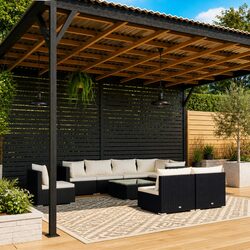 Enhance Your Outdoor Space with 9 Piece Modular Lounge Set