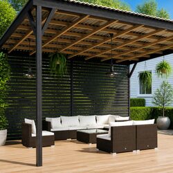 Transform Your Outdoor Space with a 9 Piece Lounge Set