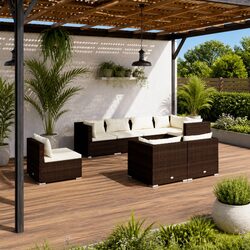 Transform Your Outdoor Space with an 8-Piece Lounge Set