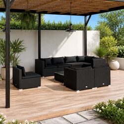 Enhance Your Outdoor Space with a 9 Piece Lounge Set