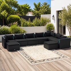9 Piece Garden Lounge Set to Elevate Your Outdoor Living Space
