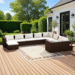 Enhance Your Outdoor Space with 10 Piece Lounge Set