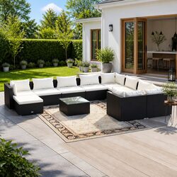 Elevate Your Outdoor Experience with This 11-Piece Lounge Set