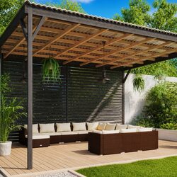 Enhance Your Outdoor Space with a 12-Piece Lounge Set