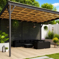 Transform Your Outdoor Space with 9-Piece Lounge Set