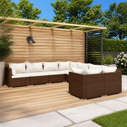 8 Piece Garden Lounge Set for Outdoor Relaxation