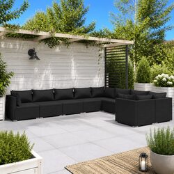 Enhance Your Outdoor Space with 9 Piece Lounge Set