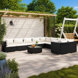Transform Your Outdoor Space with This 10-Piece Lounge Set