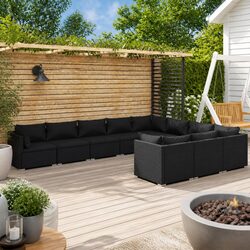 Enhance Your Outdoor Space with This 10-Piece Lounge Set