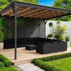 Elevate Your Outdoor Space with a 12-Piece Lounge Set