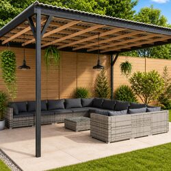Enhance Your Outdoors with a 12-Piece Garden Lounge Set