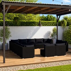 Elevate Your Outdoor Space with 13-Piece Lounge Set