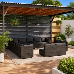 Transform Your Outdoor Space with 13 Piece Lounge Set