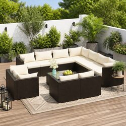 Stylish 12-Piece Garden Lounge Set to Enhance Outdoor Living