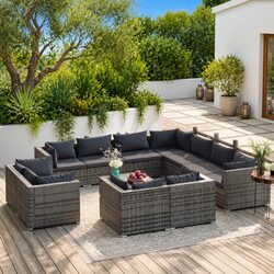 Enhance Your Outdoor Space with a 12-Piece Lounge Set