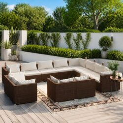 Transform Your Outdoor Space with a 12-Piece Lounge Set