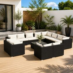 Elevate Your Outdoor Space with 13 Piece Lounge Set