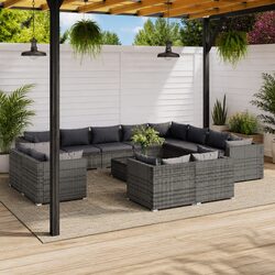 Enhance Your Space with a 13 Piece Grey Garden Lounge Set