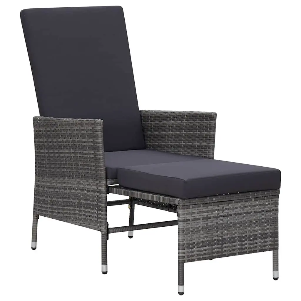 Garden Lounge Set 2 Piece Outdoor Furniture with Cushions Armchair Tea Table