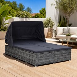 Elevate Your Outdoor Space with a 2-Person Sunbed