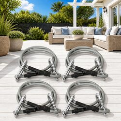 4-Piece Rope and Carabiner Set for Your Outdoor Adventures