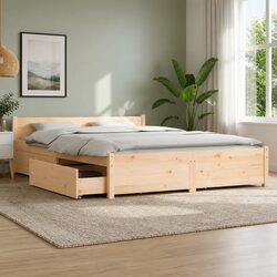 Transform Your Bedroom with a Wooden Bed Frame and Storage