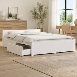 Elevate Your Bedroom with a White Bed Frame and Storage