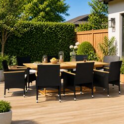 Enhance Your Outdoor Space with a 9 Piece Dining Set