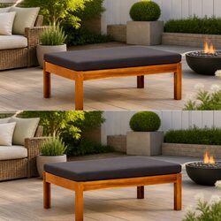 Elevate Your Outdoor Relaxation with These Grey Footrests