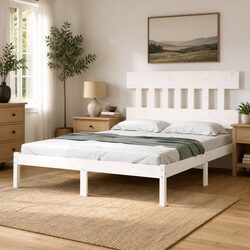 Stylish King Bed Frame 183x203 cm for Your Bedroom