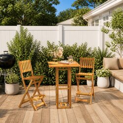 Enhance Your Outdoor Space with This Bar Set