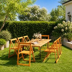 Enhance Your Outdoor Space with 8 Folding Chairs