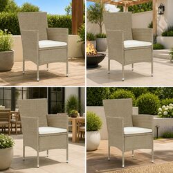 Enhance Your Patio with 4 Pcs of Outdoor Dining Chairs