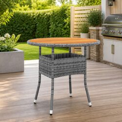 Enhance Your Outdoor Space with a Round Acacia Garden Table