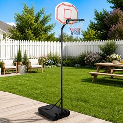 Elevate Your Game with This Adjustable Basketball Stand