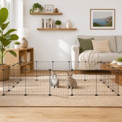 Stylish 20-Panel Pet Enclosure - Enhance Your Pet's Space