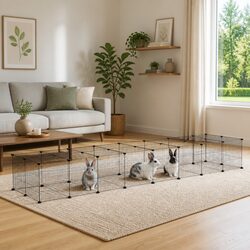 Enhance Your Space with This 36-Panel Pet Cage 35x35 cm