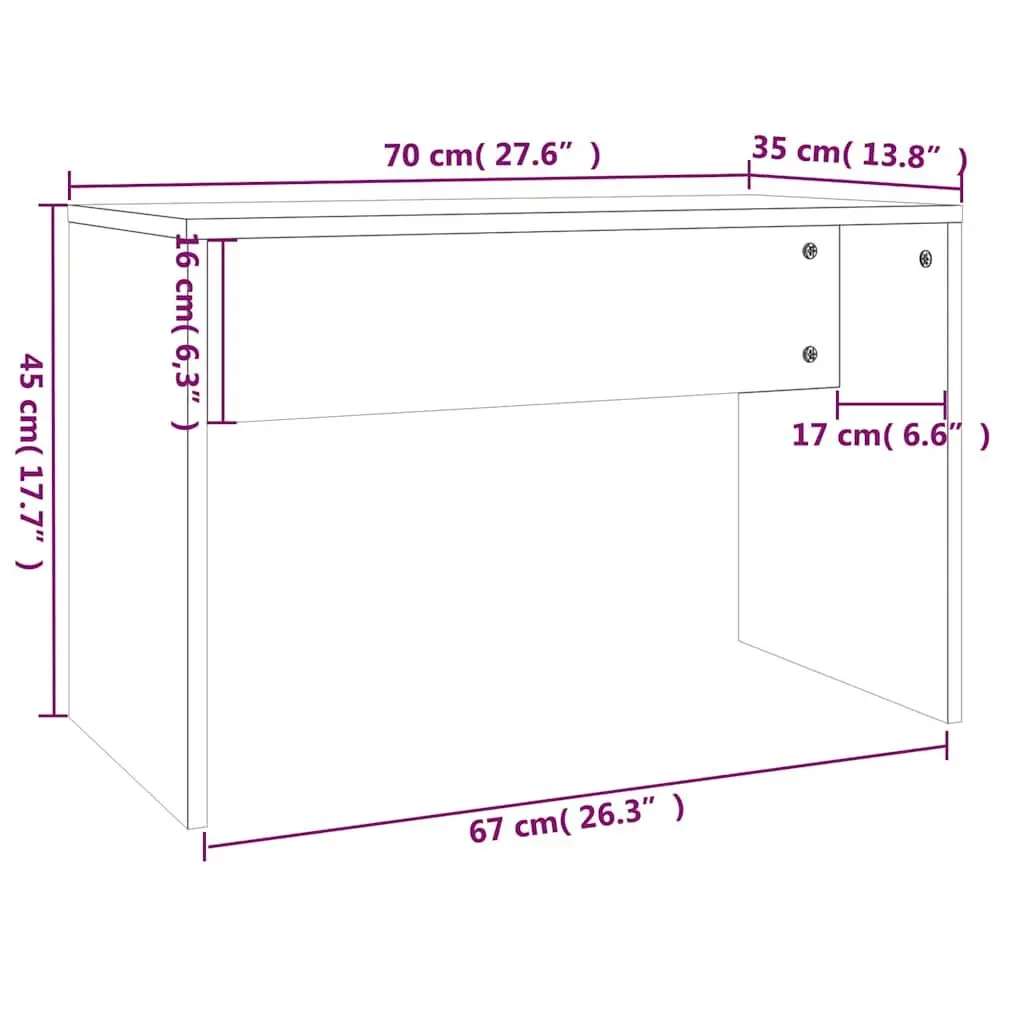 Dressing Table Set White 74.5x40x141cm Vanity Mirror Stool Storage