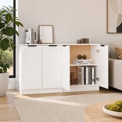 White Sideboards for a Stylishly Organized Space