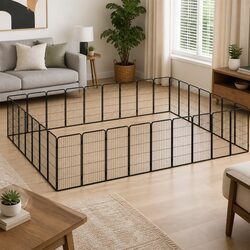 32-Panel Outdoor Dog Playpen - Create a Safe Space