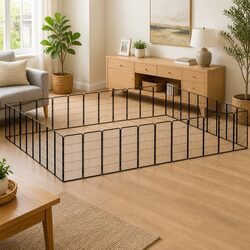 Create a Safe Space with Our 40-Panel Dog Playpen