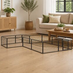 Enhance Your Pet's Space with a 12-Panel Playpen