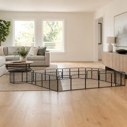 24-Panel Dog Playpen for a Safe and Engaging Space