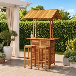 Enhance Your Outdoor Living with This Bar Set